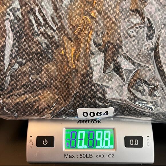 Gap Fuzzy Wool Sweater Men’s Large Pullover Heather Black Tan Crew Neck - Picture 10 of 10